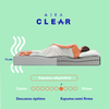 AIRA ClEAR Colchón Memory Foam Cool Gel en Caja 6