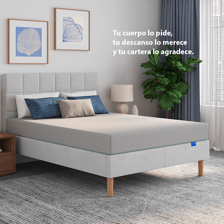 AIRA ClEAR Colchón Memory Foam Cool Gel en Caja 6" (15cm) - AIRA SLEEP Colchones Memory Foam | Descuentos