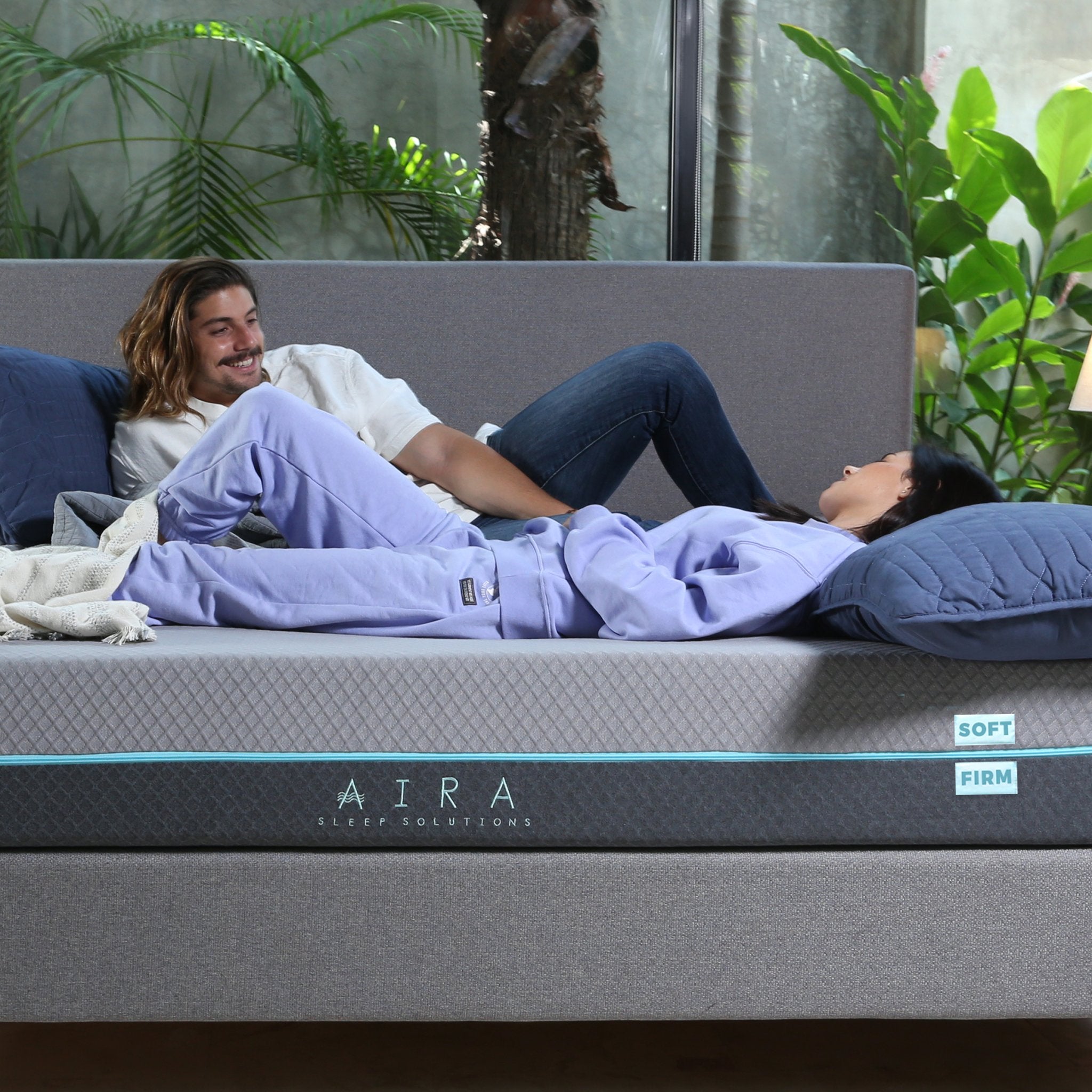 AIRA FLIP Colchon Memory Foam Doble Vista 2 en 1 Cool Gel (25cm) - AIRA SLEEP Colchones Memory Foam | Descuentos