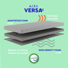 AIRA Versa colchon individual para el hogar o acampar 9 CM - AIRA SLEEP Colchones Memory Foam | Descuentos